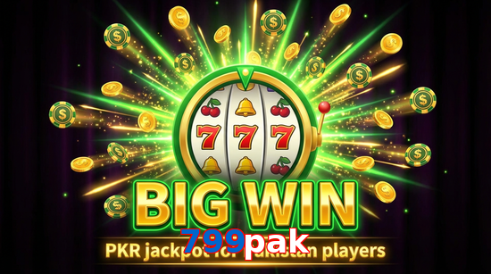 Big win animation on 799Pak slot game